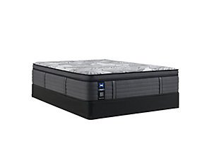 Sealy Euclid Avenue Soft Euro Pillowtop Twin Mattress, Gray, rollover