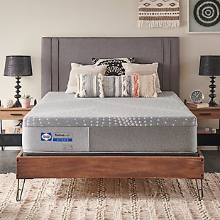 Sealy Bridle Lane Hybrid Medium Twin Mattress, Gray, rollover