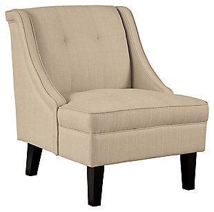 Clarinda Accent Chair, Cream, large