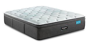 Beautyrest? Harmony Dalton Plush PT Twin Mattress, White/Gray, large