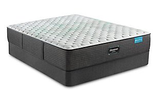 Beautyrest? Harmony Seaton Extra Firm Twin Mattress, White/Gray, rollover