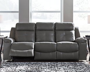 Jesolo Reclining Sofa, Dark Gray, rollover