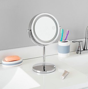 Home Accents Cosmetic Mirror with LED Light, , rollover