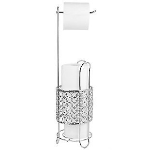 Home Accents Free Standing Dispensing Toilet Paper Holder, , large