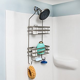 Honey-Can-Do Flat Wire Steel Shower Caddy, , rollover