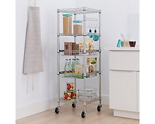 TRINITY EcoStorage™ 5-Tier Square Rack 18x18x56.5 NSF, , rollover