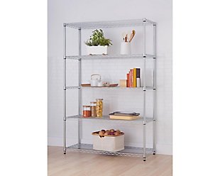 TRINITY EcoStorage™ 5-Tier 48x18x72 Wire Shelving NSF, , rollover