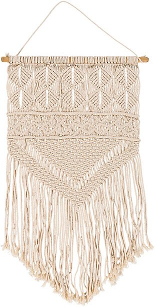 Surya 31"H x 15"W Wall Hanging Macrame, , large