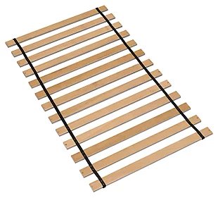 Frames and Rails Twin Roll Slat, Brown, large