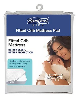 Delta Children Beautyrest Kids Fitted Crib Mattress Pad, , rollover