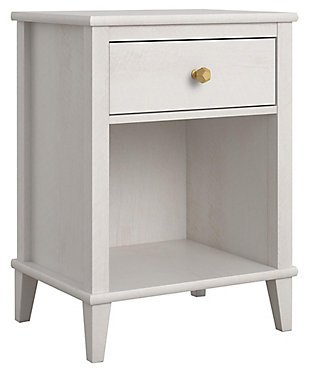 Little Seeds Monarch Hill Poppy Ivory Oak Nightstand, , large