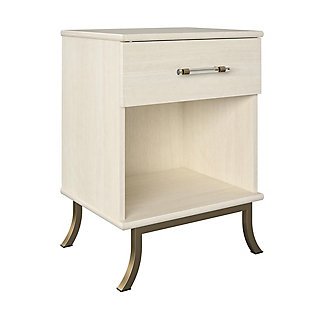 Little Seeds Monarch Hill Clementine White Nightstand, , large