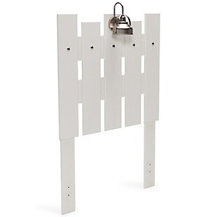 Vaibryn Twin Panel Headboard, White, large