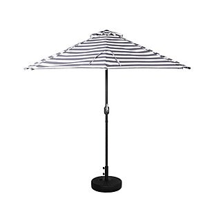 Westin Outdoor 9-Ft Half Umbrella with Fillable Black Base, , large