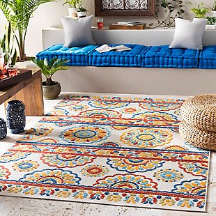 Surya Big 5'3" x 7'3" Area Rug, Multi, rollover