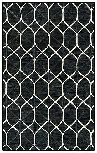 Rizzy Home Ava 5' x 7'6" Tufted Area Rug, Gray, large