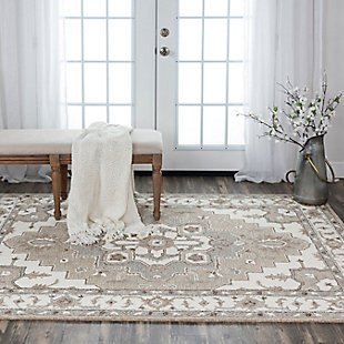 Rizzy Home Conley 5' x 7'6" Tufted Area Rug, Beige, rollover