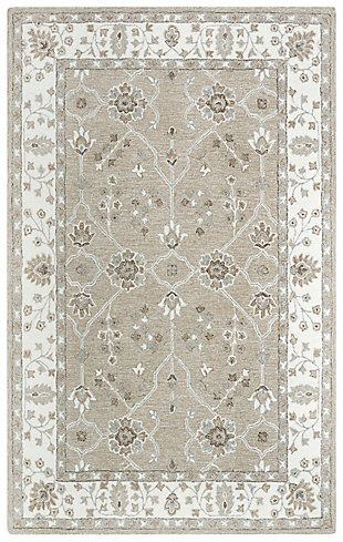 Rizzy Home Conley 5' x 7'6" Tufted Area Rug, Beige, large