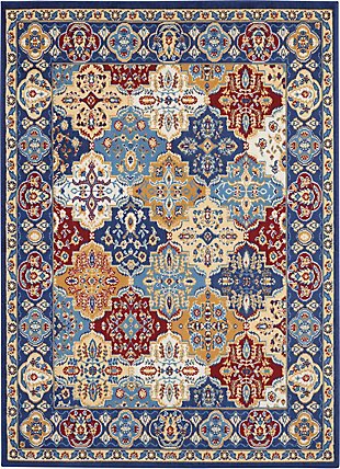 Nourison Grafix 6' X 9' All-over Design Rug, Multi, large