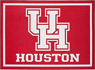 Addison Campus University of Houston 5' x 7' Area Rug, Red, large