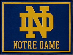 Addison Campus Notre Dame 5' x 7' Area Rug, Blue, large