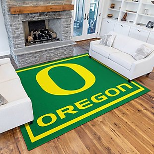 Addison Campus University of Oregon 5' x 7' Area Rug, Green, rollover