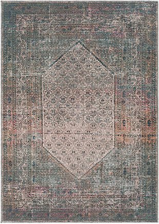 Surya Colin 5'3" x 7'3" Rug, Forest Green, large